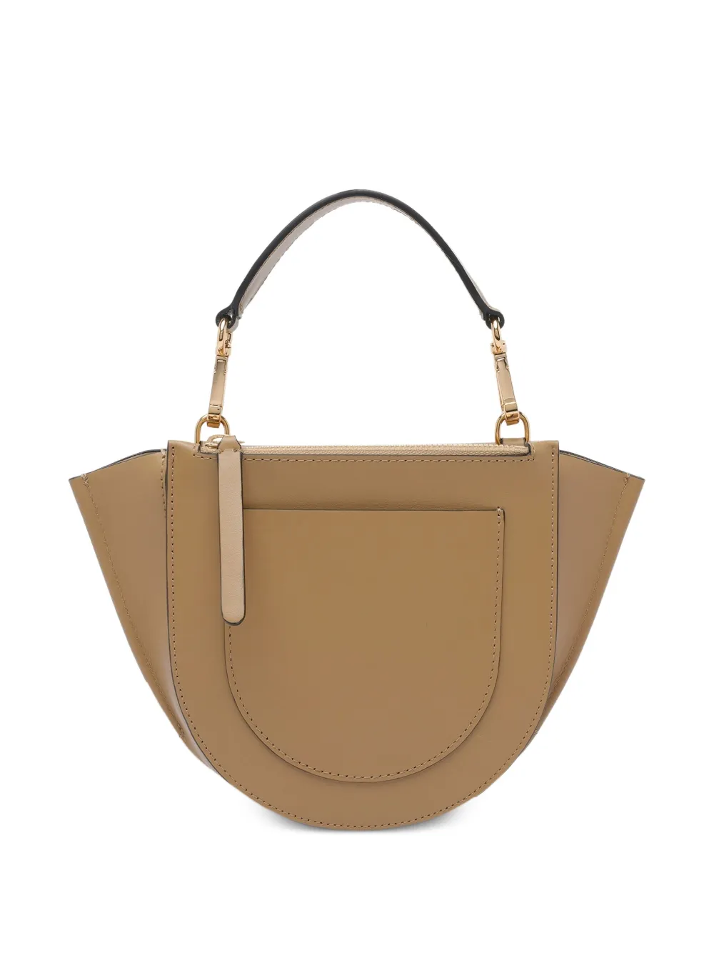 Wandler mini Hortensia leather tote bag - Bruin