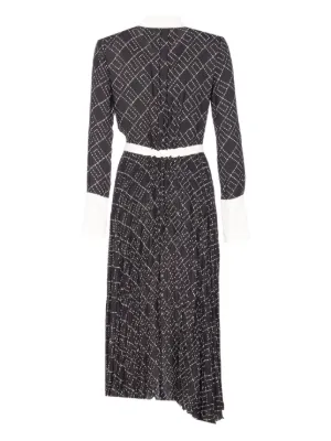 エリザベッタ フランキ ミディドレス ロゴメタル スリムフィット Elisabetta Franchi - Bal Harbour Shops