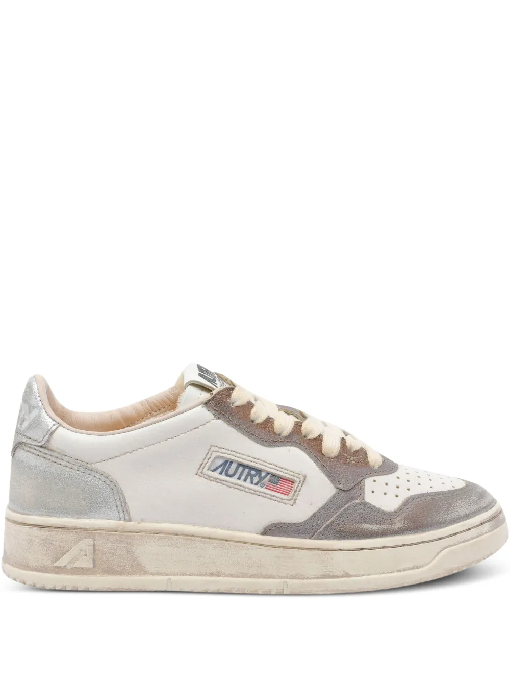Autry Medalist leather sneakers Grey