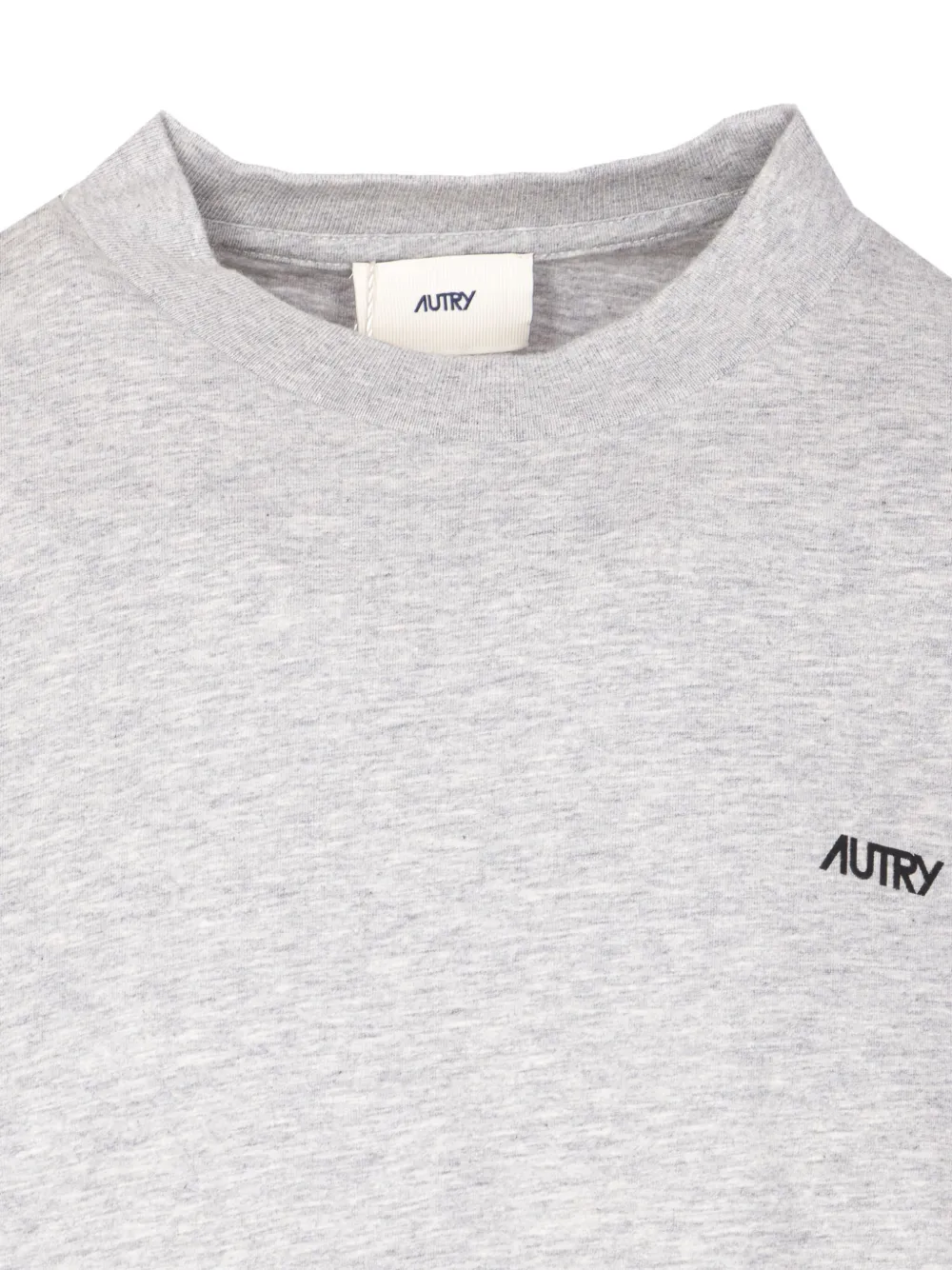 Autry Edelweiss T-shirt met ronde hals en bloemenprint Grijs