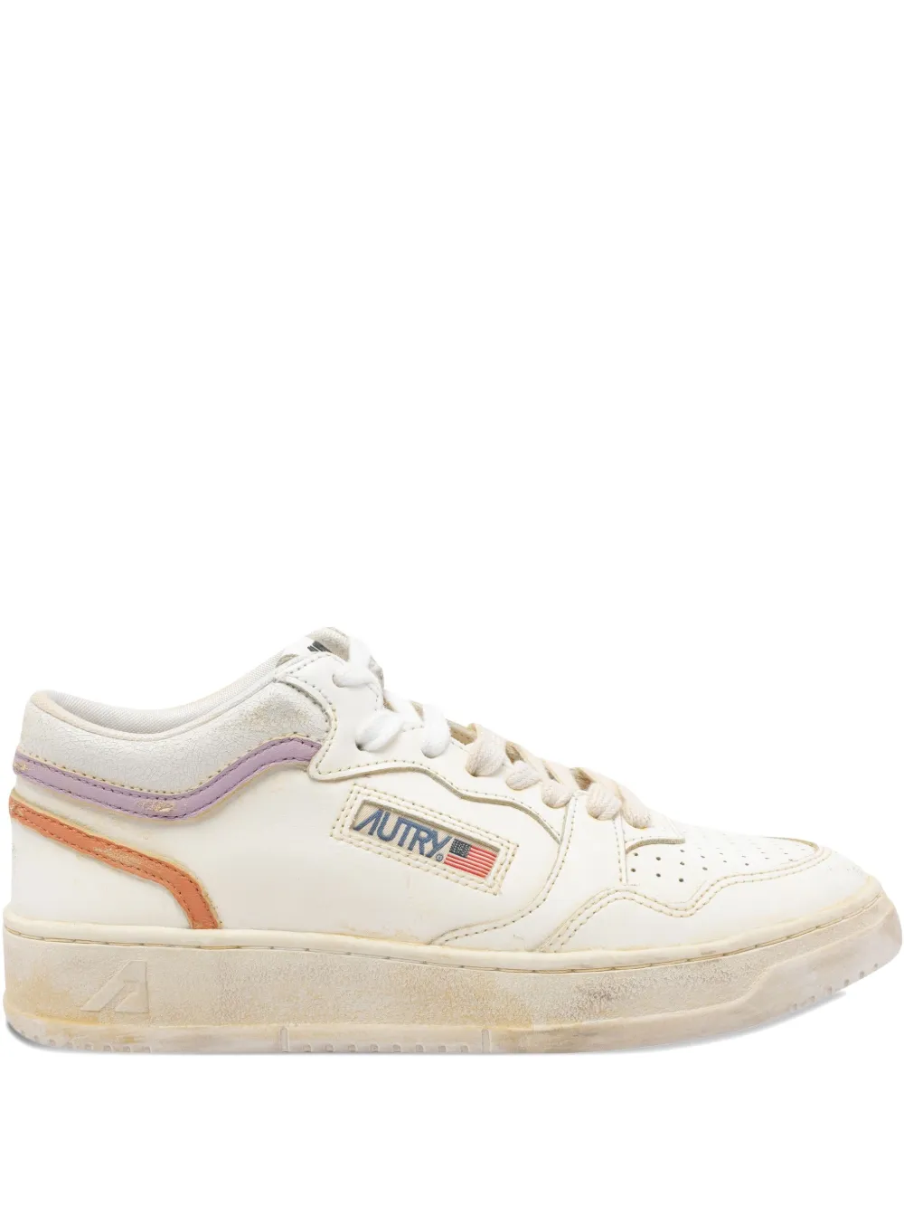Autry Med-Way leather sneakers White