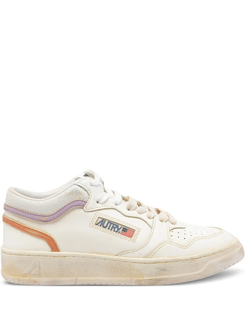 Autry Med-Way leather sneakers White