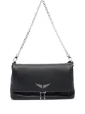 Zadig&Voltaire wings-logo chain-strap shoulder bag - Black