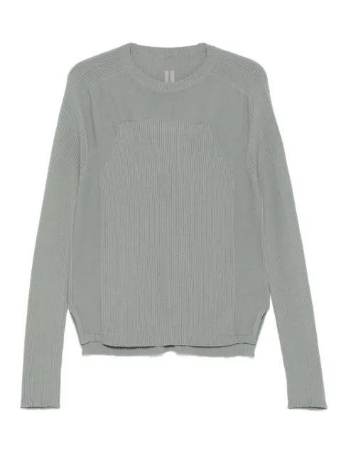 Rick Owens ribbed-panelled sweater
