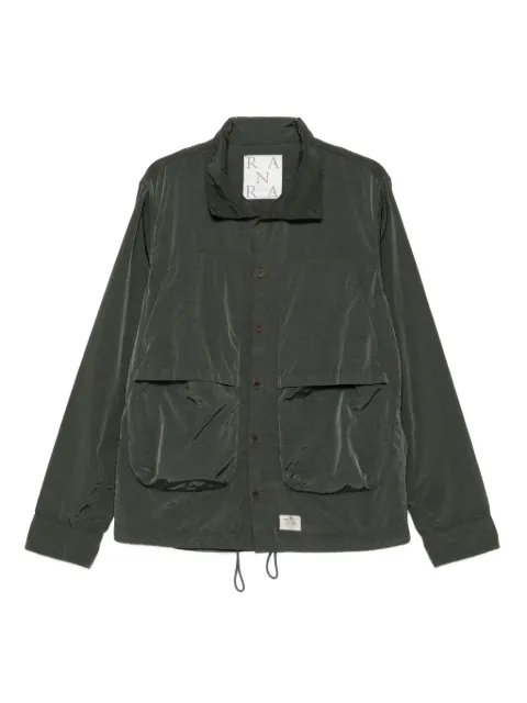 RANRA sobrecamisa con botones y bolsillo de parche