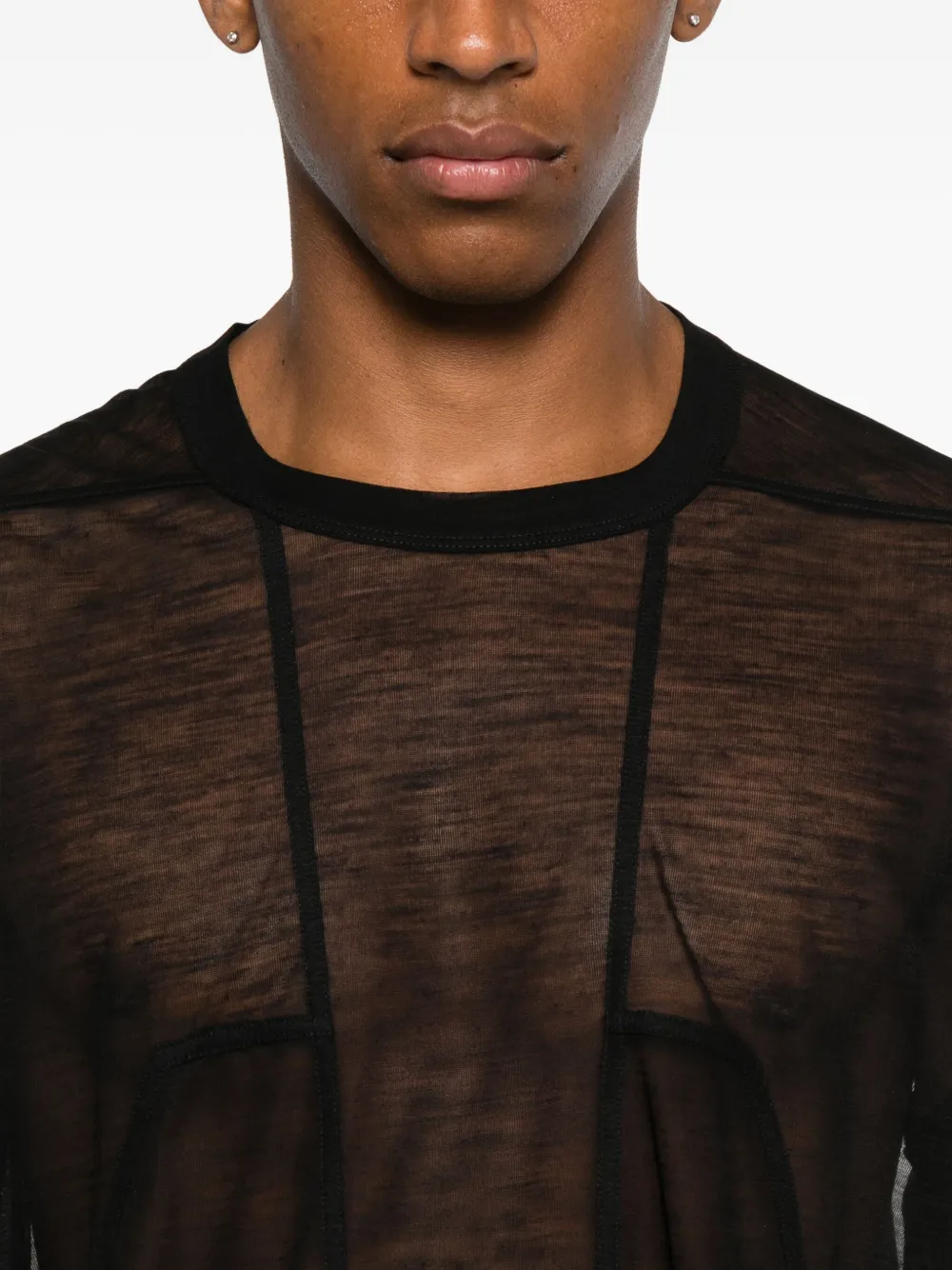 Rick Owens Sleeveless Tank Top In Black
