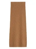 Max Mara cable-knit midi skirt - Brown