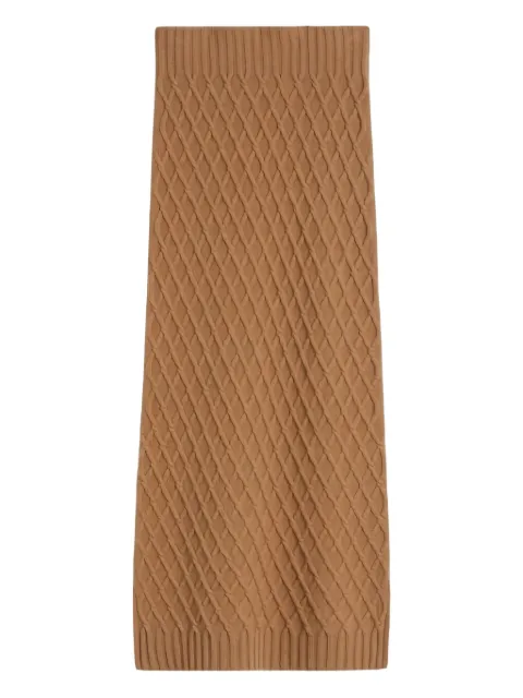 Max Mara cable-knit midi skirt