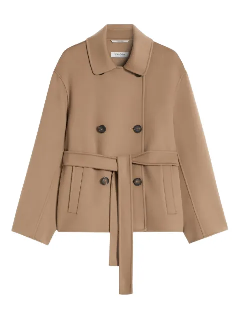 'S Max Mara belted double-breasted coat