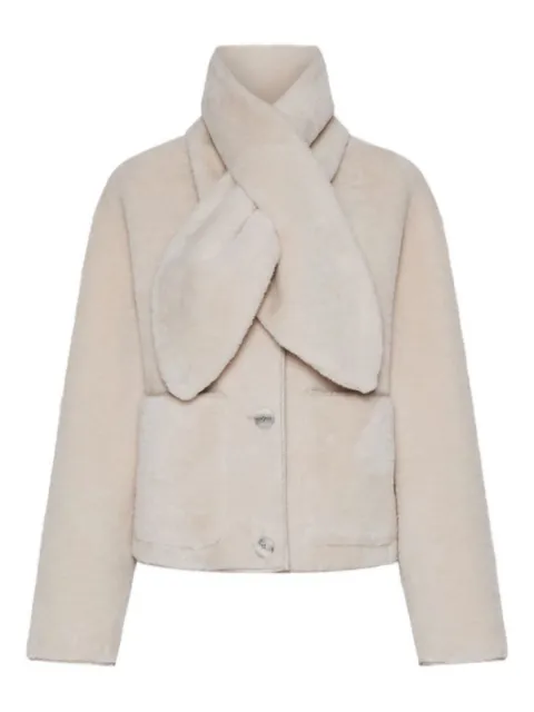 Marella Cecil faux-fur coat