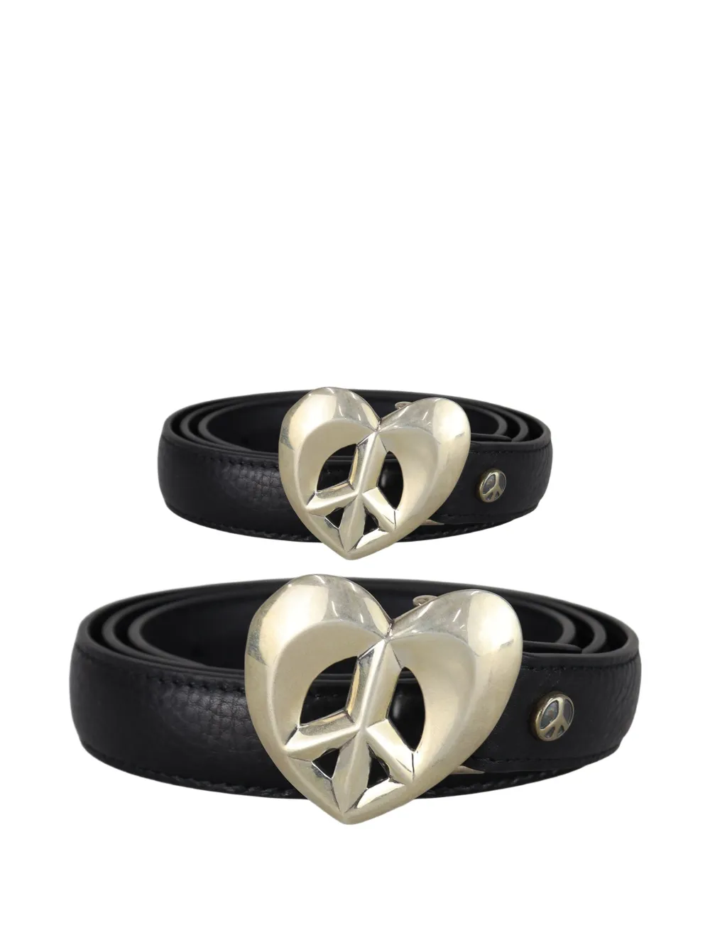 Readymade Leather Belt In Black