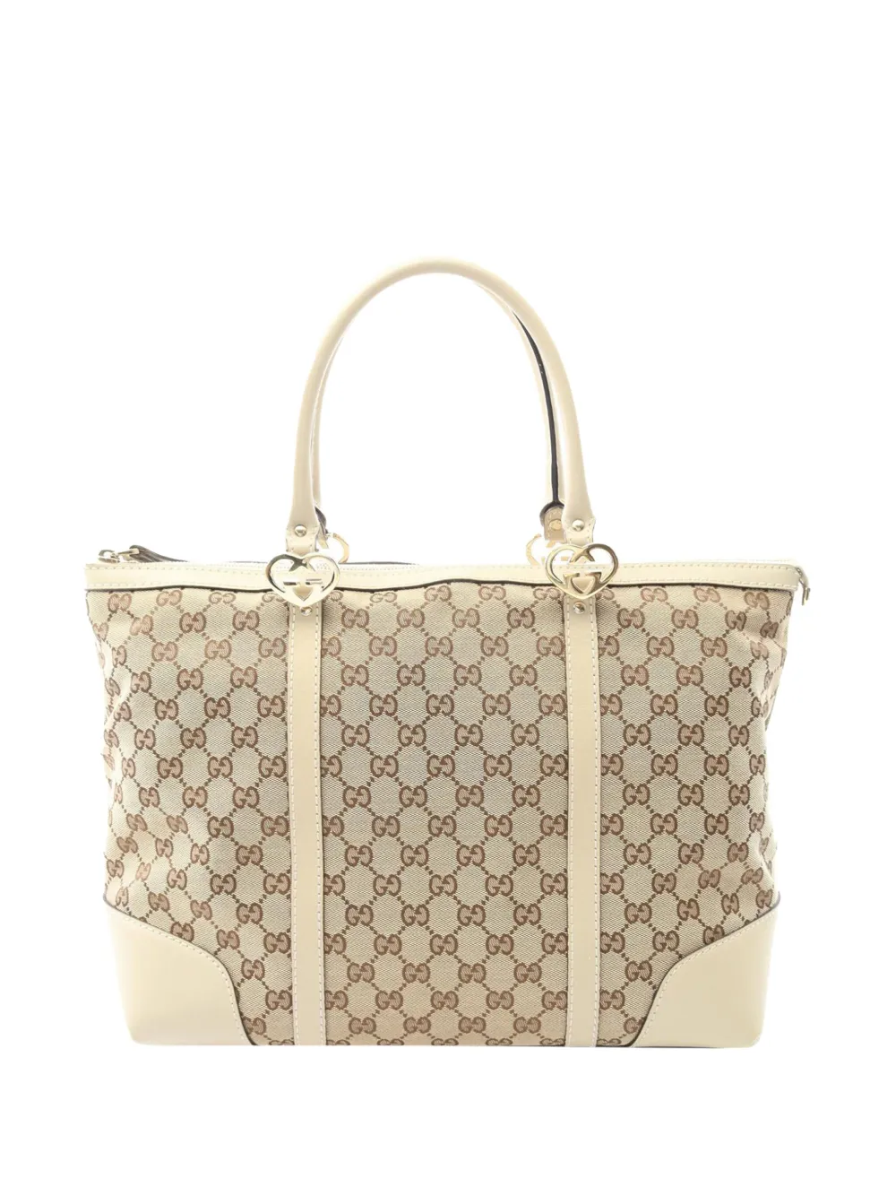 Gucci Pre-Owned 2000-2015 GGキャンバス ラブリー トートバッグ - ブラウン Gucci Pre-Owned 2000-2015 GGキャンバス ラブリー トートバッグ - ブラウン