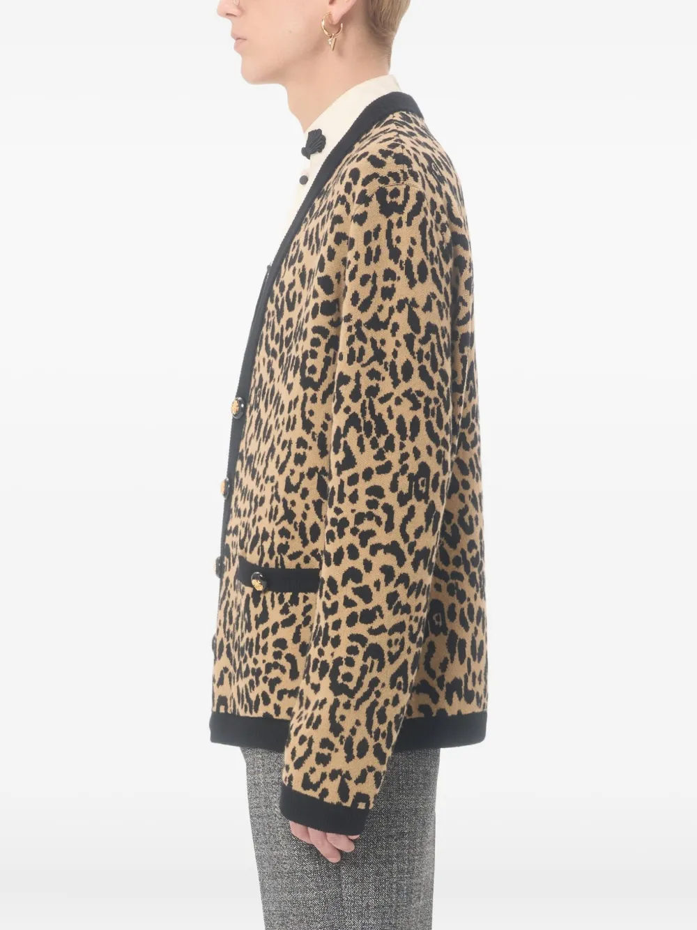 Valentino Garavani Vest met dierenprint Beige