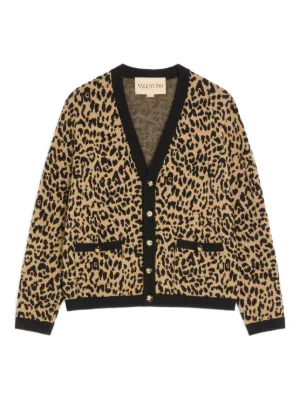 Valentino ヴァレンティノ　カーディガン Valentino VLogo Wool Cardigan - Red | 7V3KA04IAR1 | GIGLIO.COM