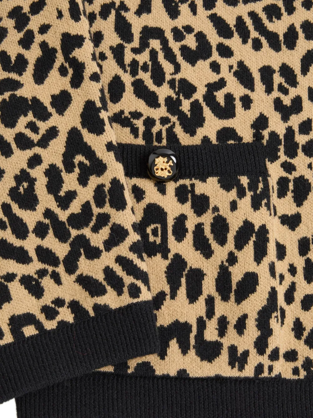 Valentino Garavani Vest met dierenprint Beige