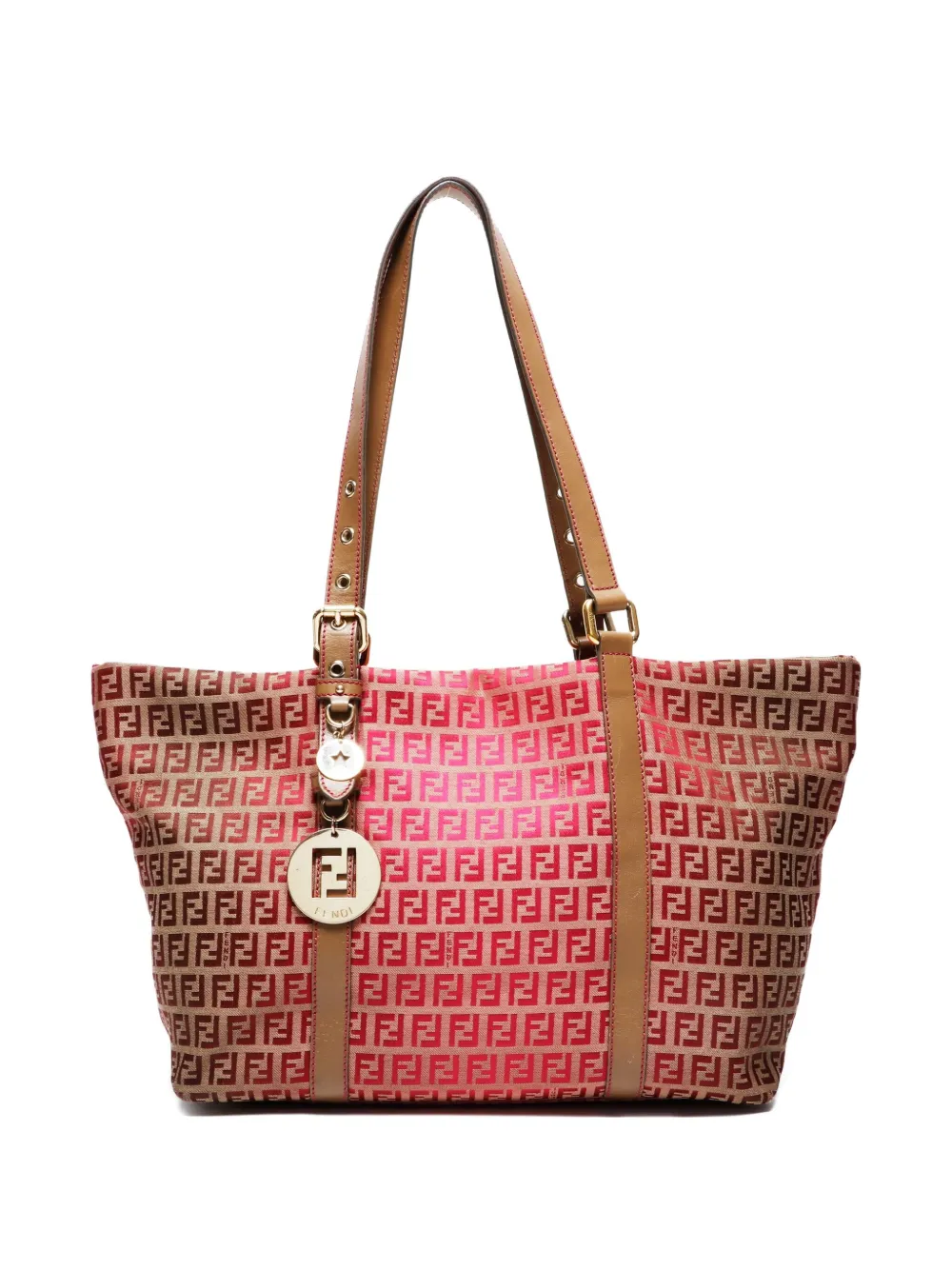 Fendi Pre-Owned 2000-2015 FF monogram tote bag | Pink | Image 1