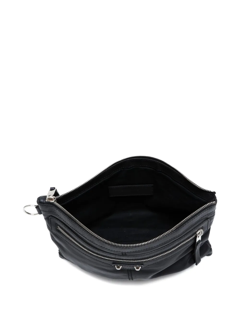 Pre-owned Balenciaga 2010-2020s Lambskin Clutch Bag In Black
