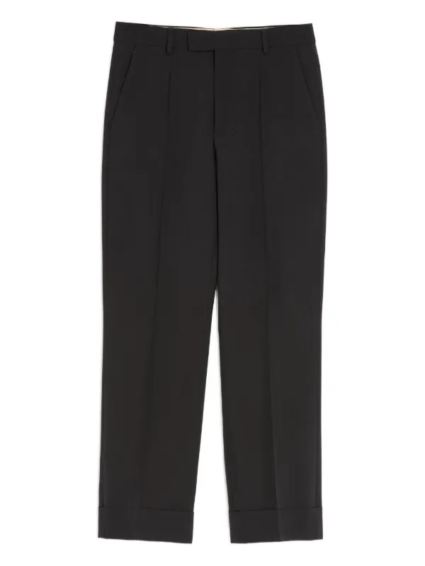 Valentino Garavani Wool Trousers in Black