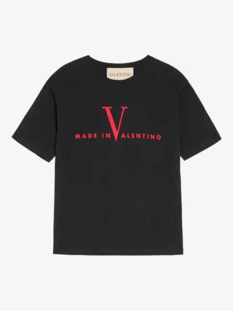 Valentino Garavani playera con estampado Made in