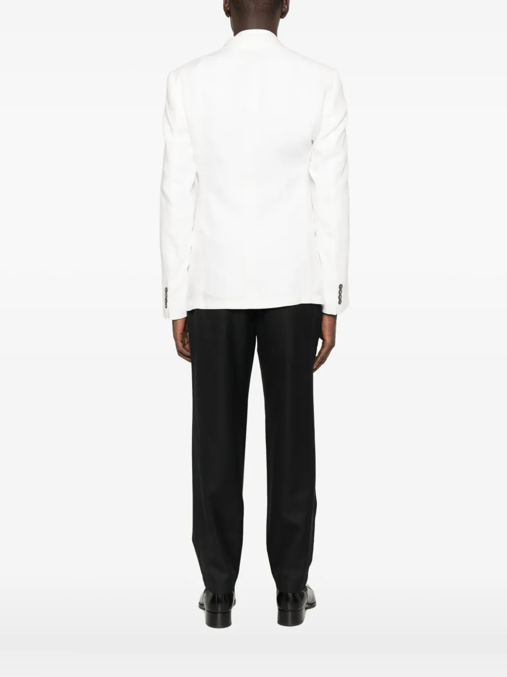Emporio Armani double-breasted blazer Wit