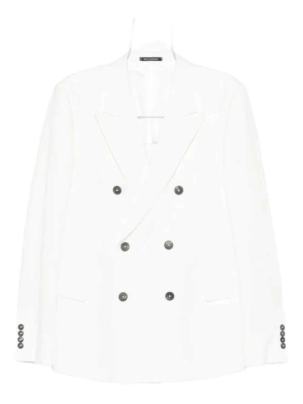 Emporio Armani double-breasted blazer Wit