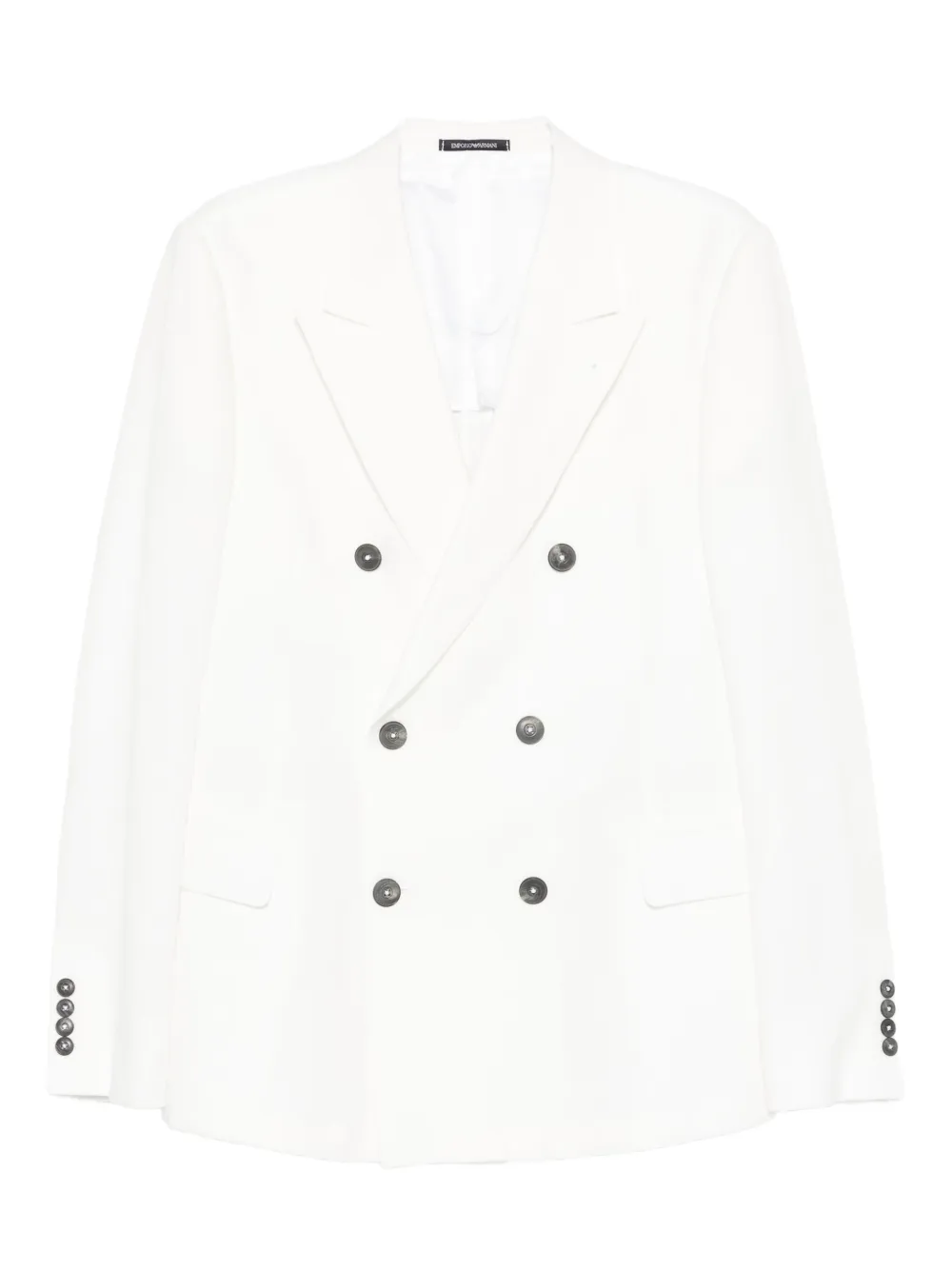 Emporio Armani double-breasted blazer | White | Image 1