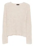 Emporio Armani crew-neck sweater - Neutrals