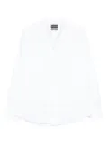 Emporio Armani mandarin-collar cotton shirt - White