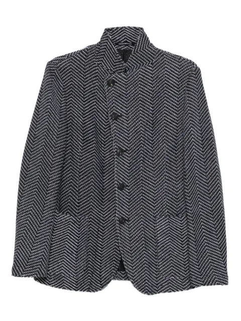 Emporio Armani zigzag-pattern jacket