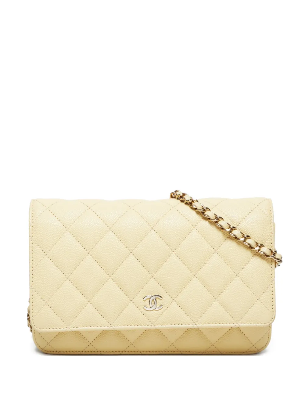 CHANEL Pre-Owned 2021 mini Flap shoulder bag | Yellow | Image 1