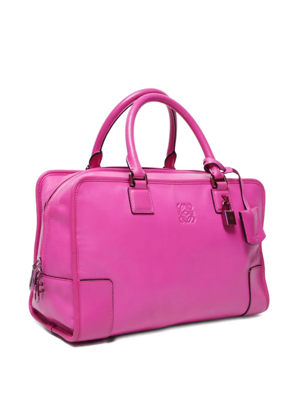 Pre-owned Loewe 2000-2020s Amazona 36 Handbag In Pink