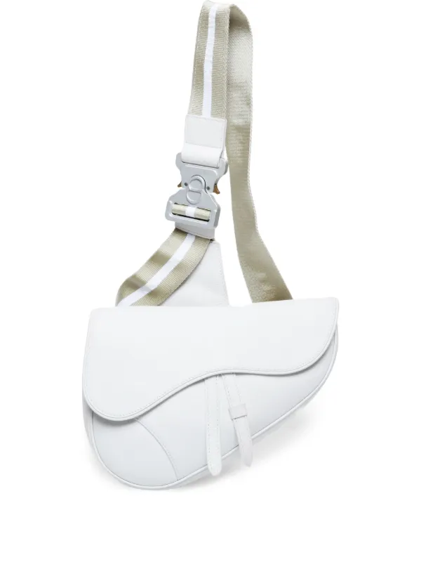 Dior ホワイト サドル ショルダーストラップ付き Dior ホワイト サドル ショルダーストラップ付き