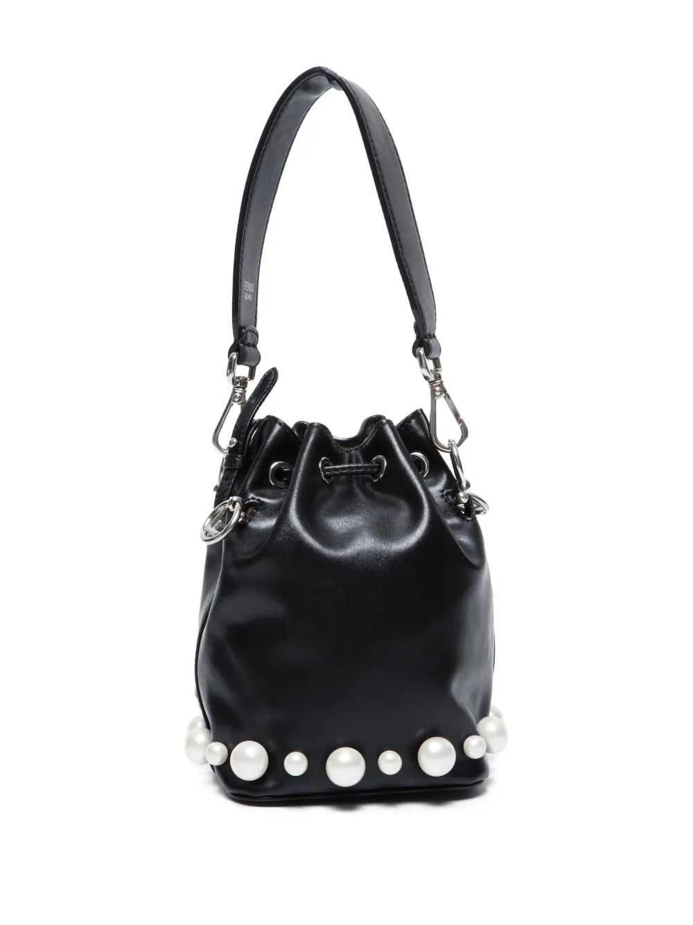 Fendi Pre-Owned 2010-2020s Montresor pearl-embellished bucket bag | Pre-Owned | Image 2
