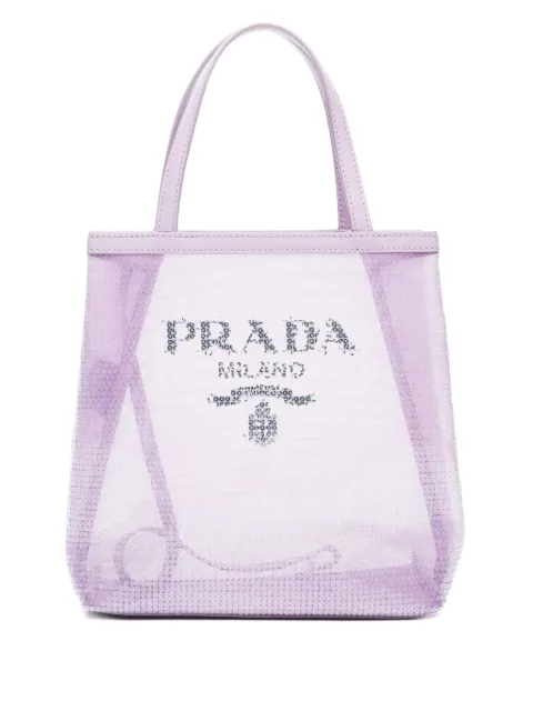 Prada Pre-Owned 2020-2023s logo-print tote bag