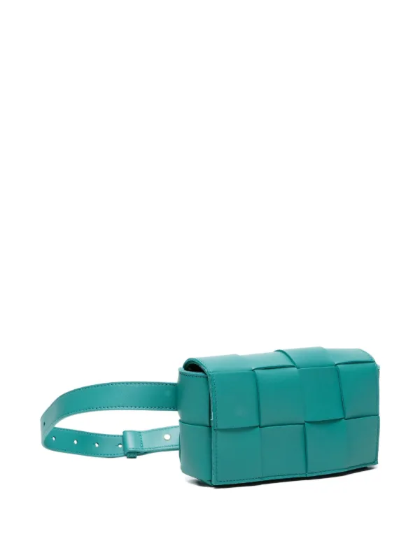 Bottega Veneta Pre-Owned 2015-2024s Intrecciato Cassette Belt Bag Green  FARFETCH IN