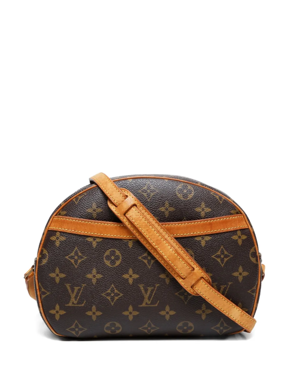 Pre-owned Louis Vuitton 2005 Blois Shoulder Bag In Brown
