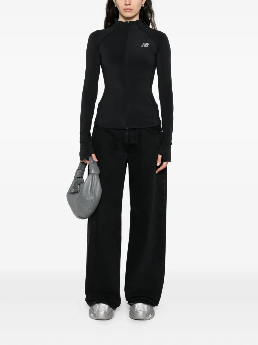 New Balance zip-front logo sweatshirt | Sweaters | Image 2