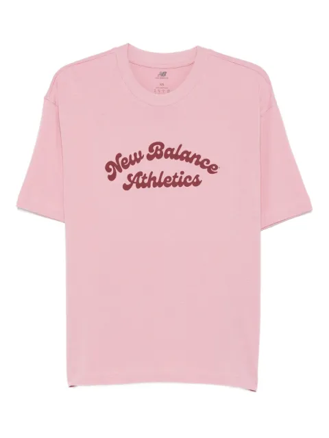 New Balance logo-print cotton T-shirt