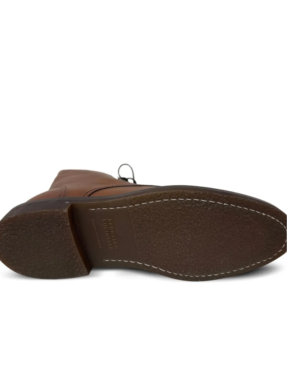 Brunello Cucinelli lace-up cap-toe boots Brown