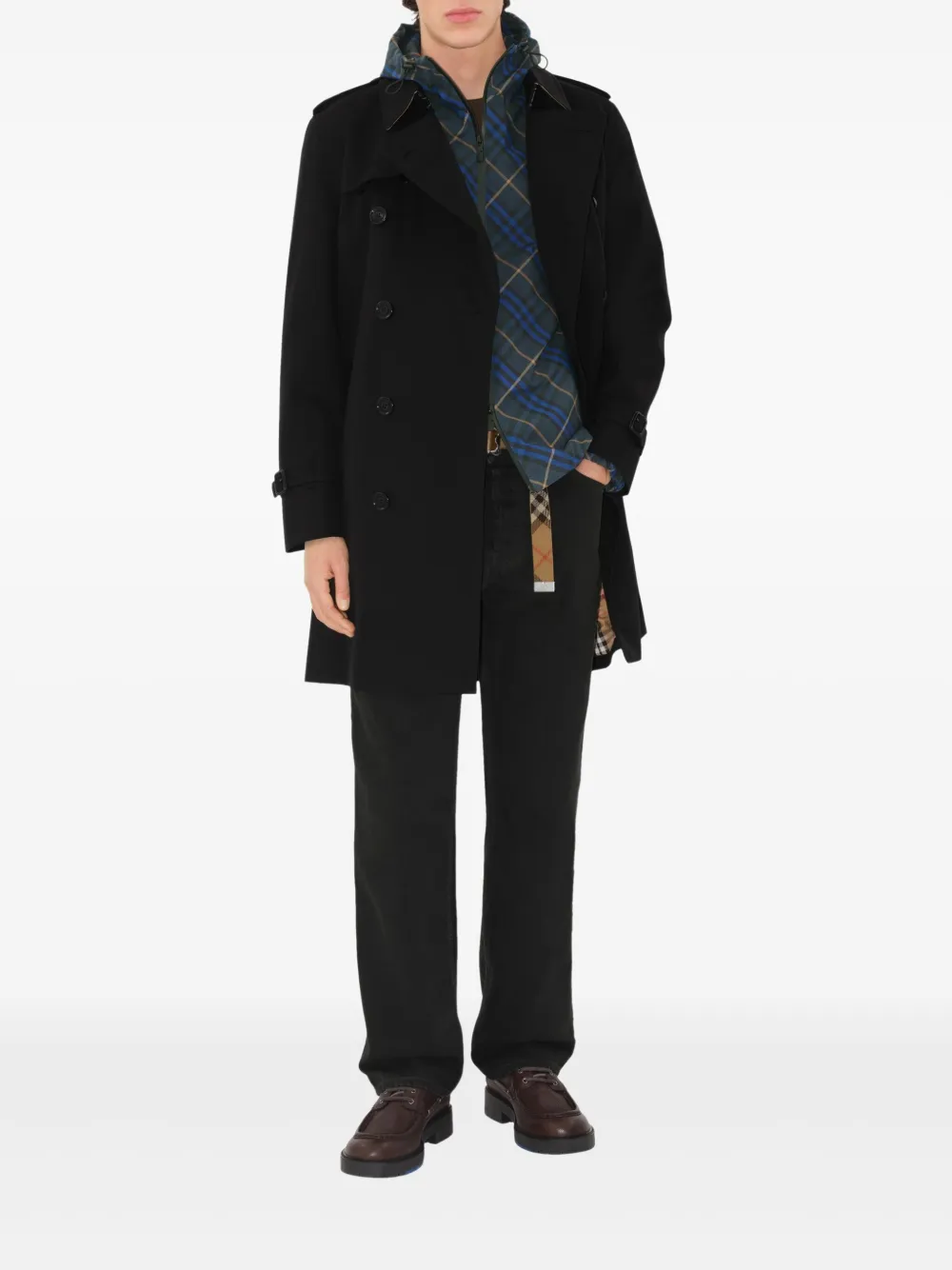 Burberry gabardina con doble botonadura y cinturón | Gabardinas | Image 2