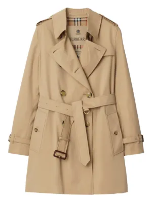 Burberry バーバリー ギャバジン トレンチコート | ブラウン | FARFETCH JP