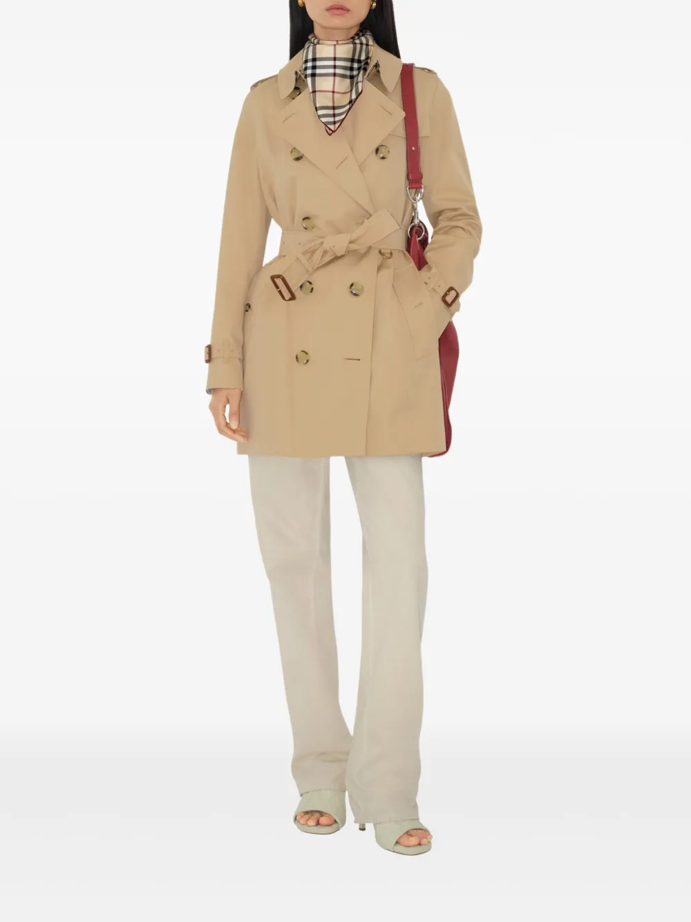 Burberry Trenchcoat met ceintuur Beige