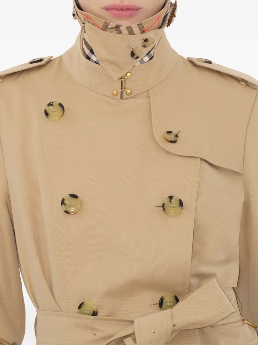 Burberry Chelsea Heritage Belted Trench Coat In Brown