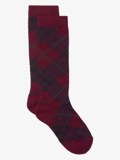 Burberry جوارب بنقش كاروهات