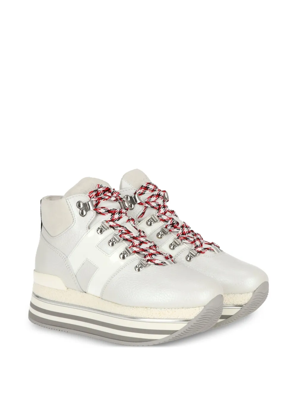Hogan platform lace-up sneakers - Grijs