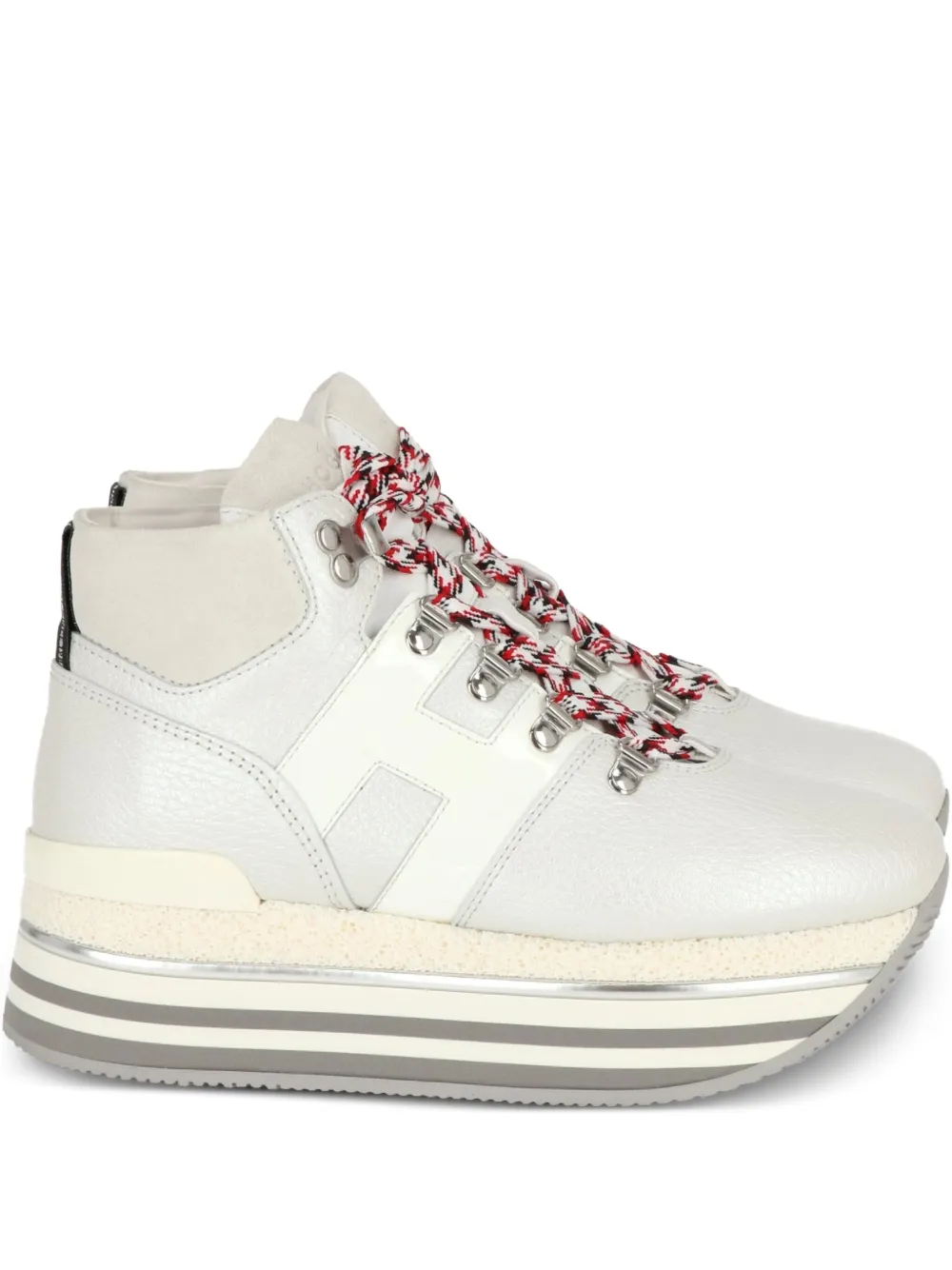 Hogan platform lace-up sneakers Grey