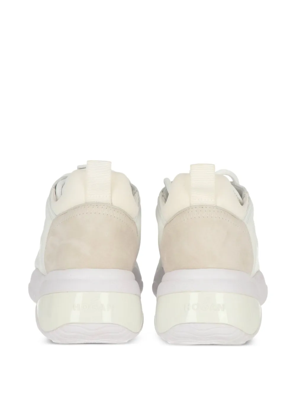 Hogan leather lace-up sneakers Neutrals