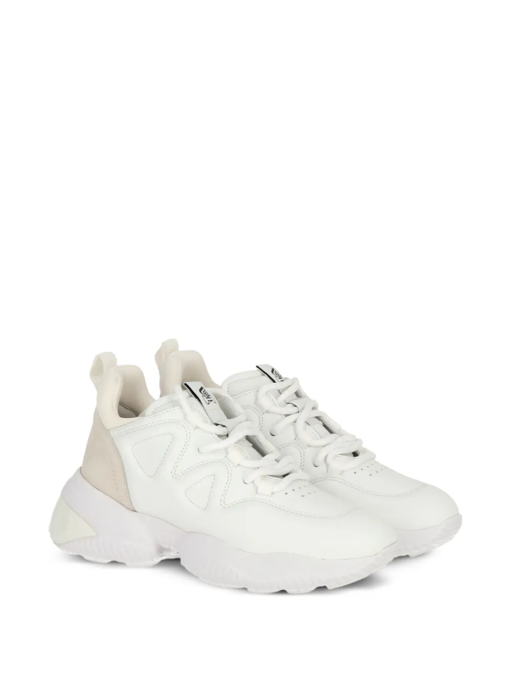 Hogan leather lace-up sneakers Neutrals