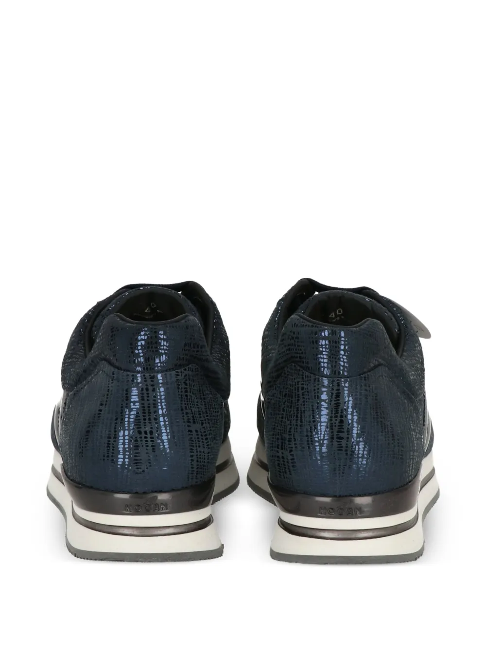 Hogan Leren sneakers Blauw
