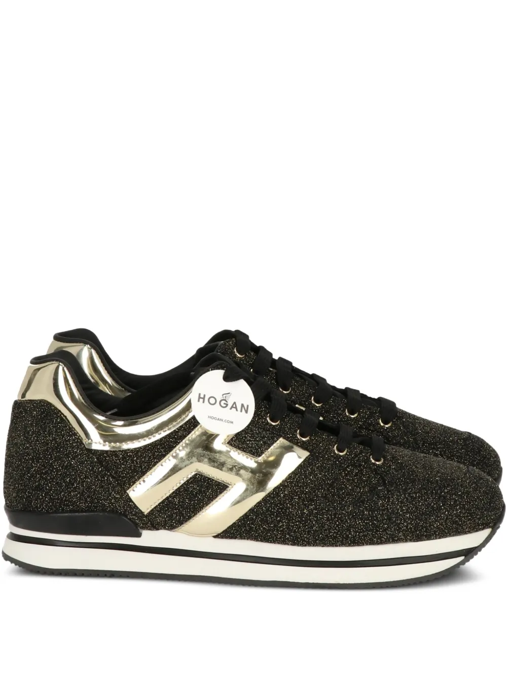 Hogan glitter sneakers Black